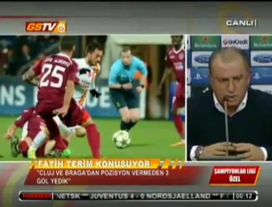 Sampiyonlar Ligi | CFR Cluj 1 - 3 Galatasaray Maç sonu basın toplantısı