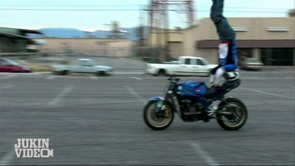 Moto Stunt Ends Badly