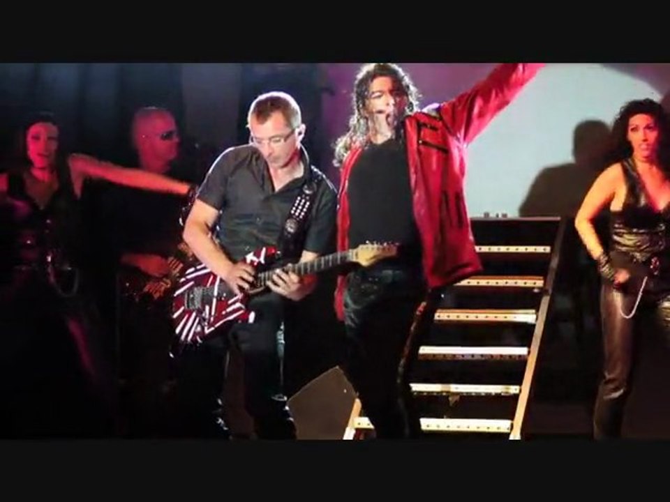 Michael Jam, french michael jackson  impersonator, sosie michael jackson, beat-it, performance live, orcheste, france, lyon - performer michael jackson