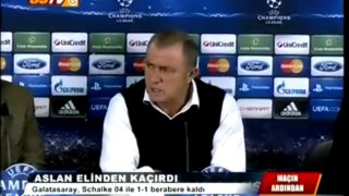 Sampiyonlar Ligi | Galatasaray - FC Schalke 04 Maç sonu Fatih Terim'in basın toplantısı