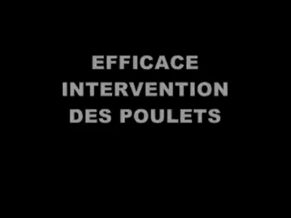 Intervention des forces de l'ordre