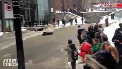 Girl Swept Away By Flood