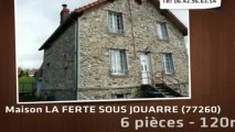 A vendre - maison - LA FERTE SOUS JOUARRE (77260) - 6 pièces - 120m²