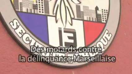 Les motos de la sécurité publique contre la délinquance marseillaise