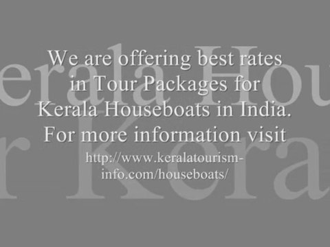 Limited Offers in Kerala Houseboats Tour Packages