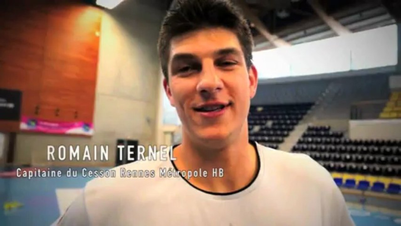 L’OC Cesson Handball avec le SRFC #vaguerouge