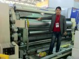 WJ103 Semiautomatic Single Facer Corrugated Paperboard Machine