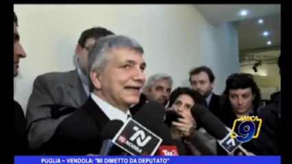 Puglia | Vendola: "Mi dimetto da deputato"
