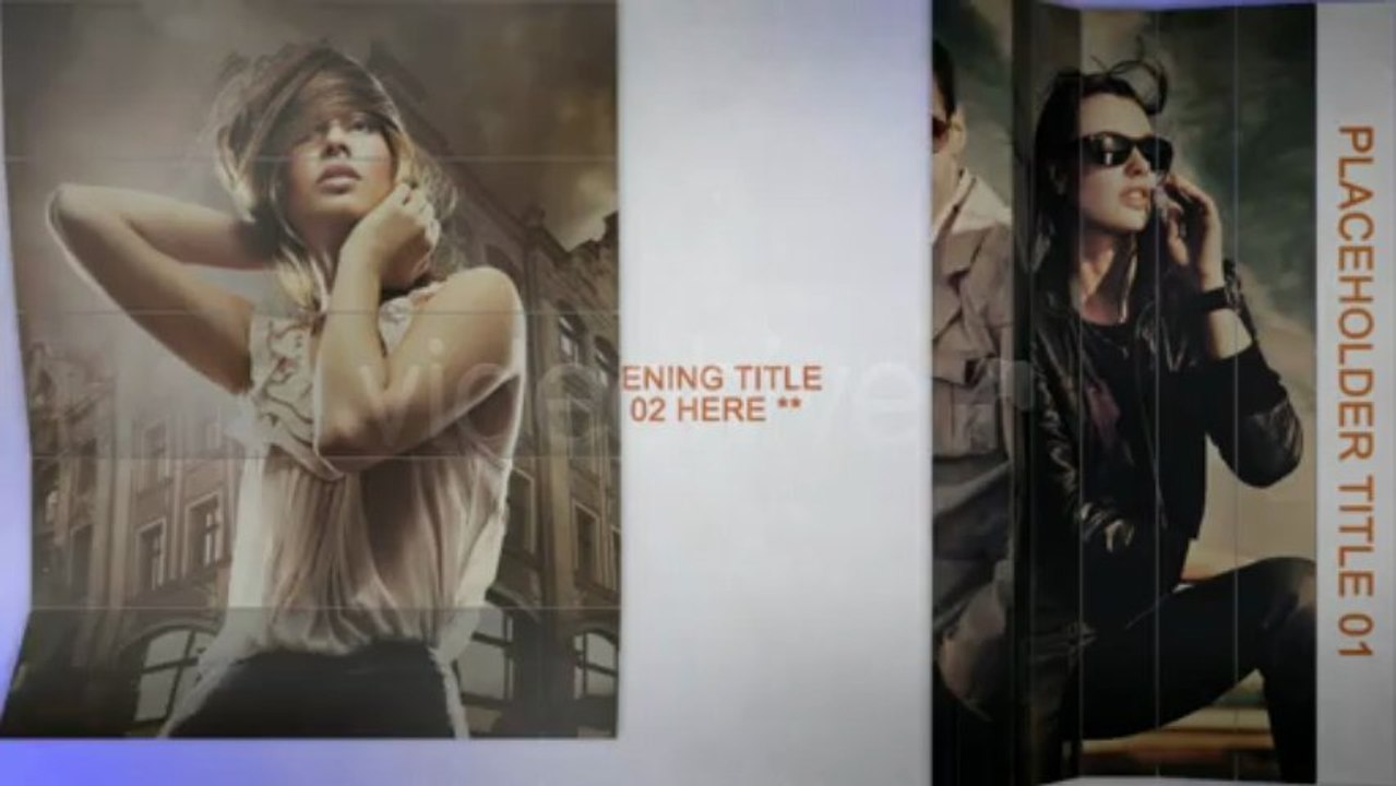 After Effects Template HD  INTRO VIDEO LOGO TRAILER     Unfold Slideshow