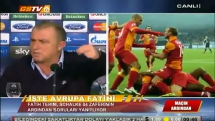 Video herunterladen: Sampiyonlar Ligi | FC Schalke 04 - Galatasaray Maç sonu Fatih Terim'in basın toplantısı