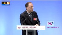 Le Conseil national du PS interrompu par des manifestants de PSA Aulnay - 13/04