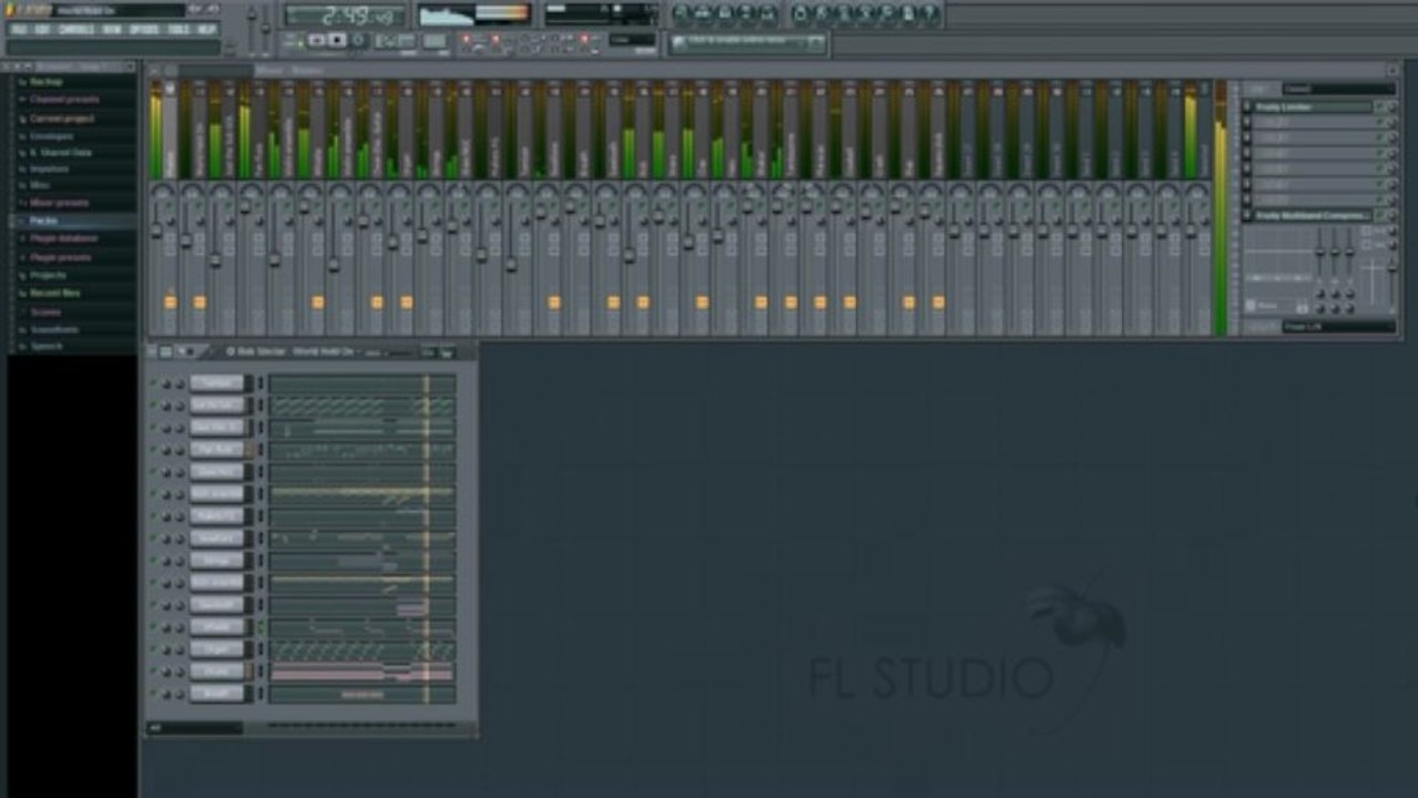 bob sinclar - world hold on on fruityloops