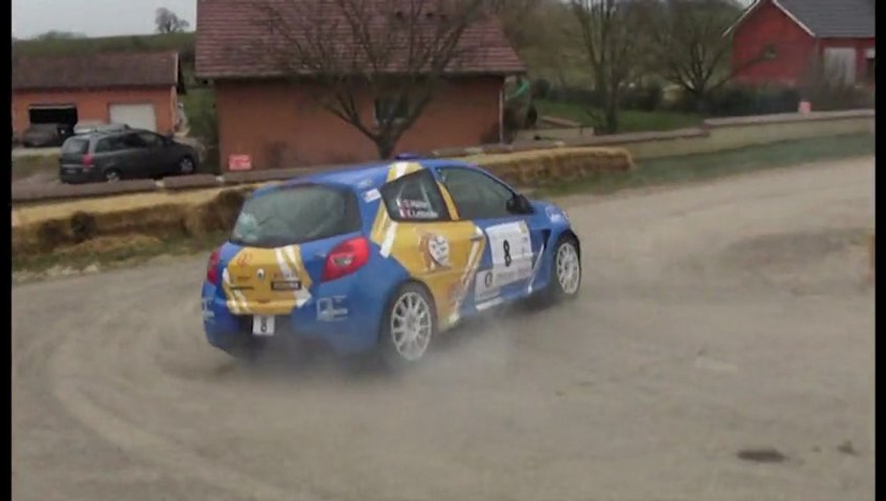 Rallye Cristal 2013 - Clio R3  - Halter / Leidemer - Passages