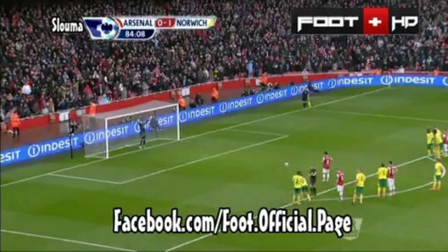 Arsenal 1 - 1 Norwich # Mikel Arteta (Pénalty)