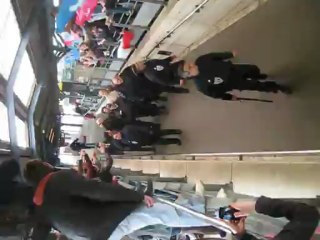 Arrivée de Caroline Fourest en gare de Nantes