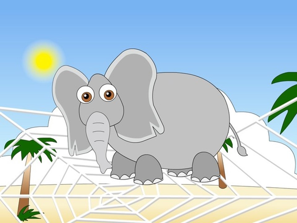 Un éléphant qui se balançait