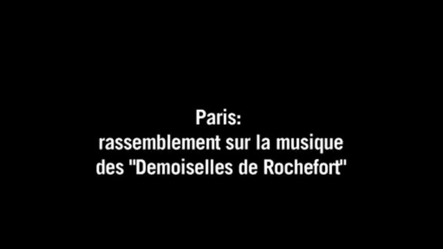 Flash-mob à Paris sur la musique des Demoiselles de Rochefort