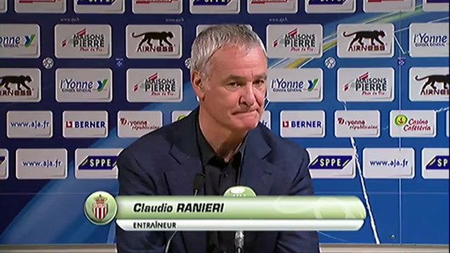 Conférence de presse AJ Auxerre - AS Monaco FC : Bernard CASONI (AJA) - Claudio RANIERI (ASM) - saison 2012/2013
