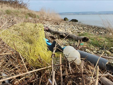 Fleuve de déchets Estuaire de Seine