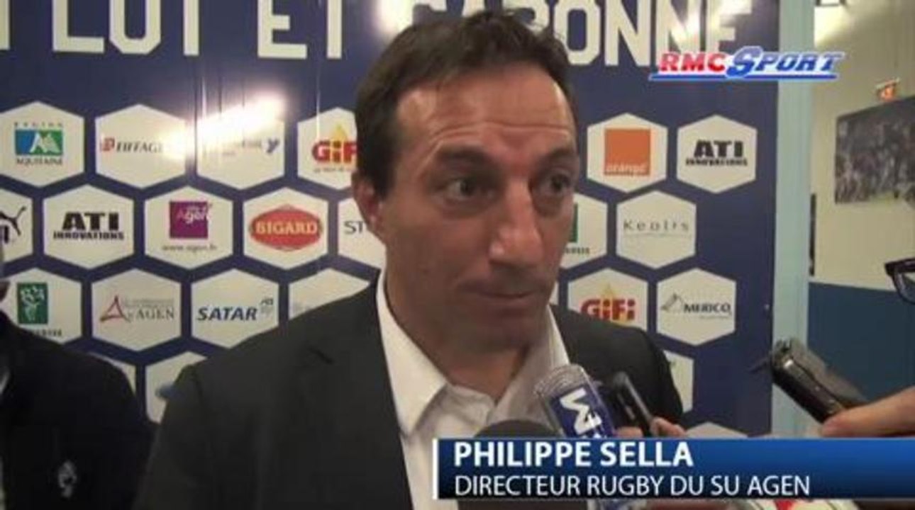 Top 14 / Les réactions de P. Rabadan et P. Sella après Agen - Stade Français - 13/04