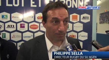 Top 14 / Les réactions de P. Rabadan et P. Sella après Agen - Stade Français - 13/04