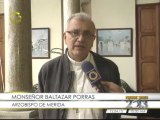 Monseñor Porras llama a votar y exhorta a la calma