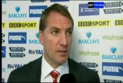 Brendan Rodgers Reading Post-Game Interview