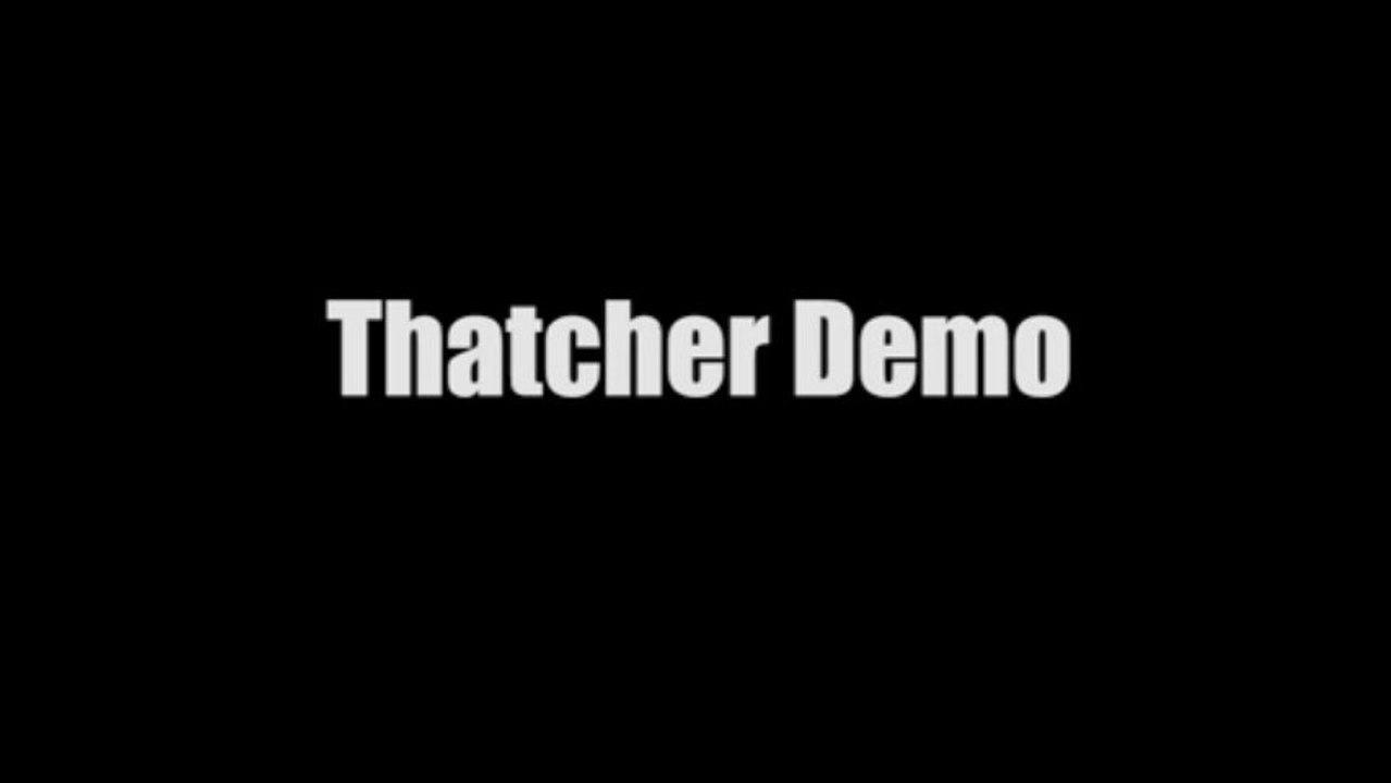 Thatcher Demo in Trafalgar Sq