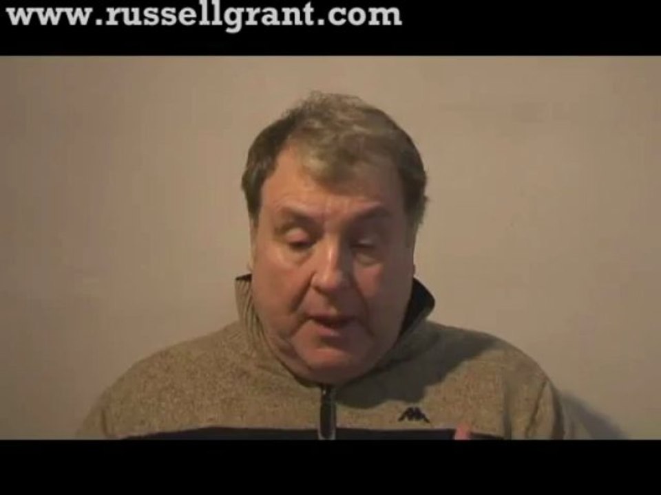Russell Grant Video Horoscope Libra April Sunday 14th 2013 www.russellgrant.com