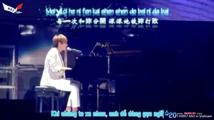 [Vietsub + Pinyin] Leeteuk (이특) - Kiss Goodbye (Super Show 3 in Vietnam)