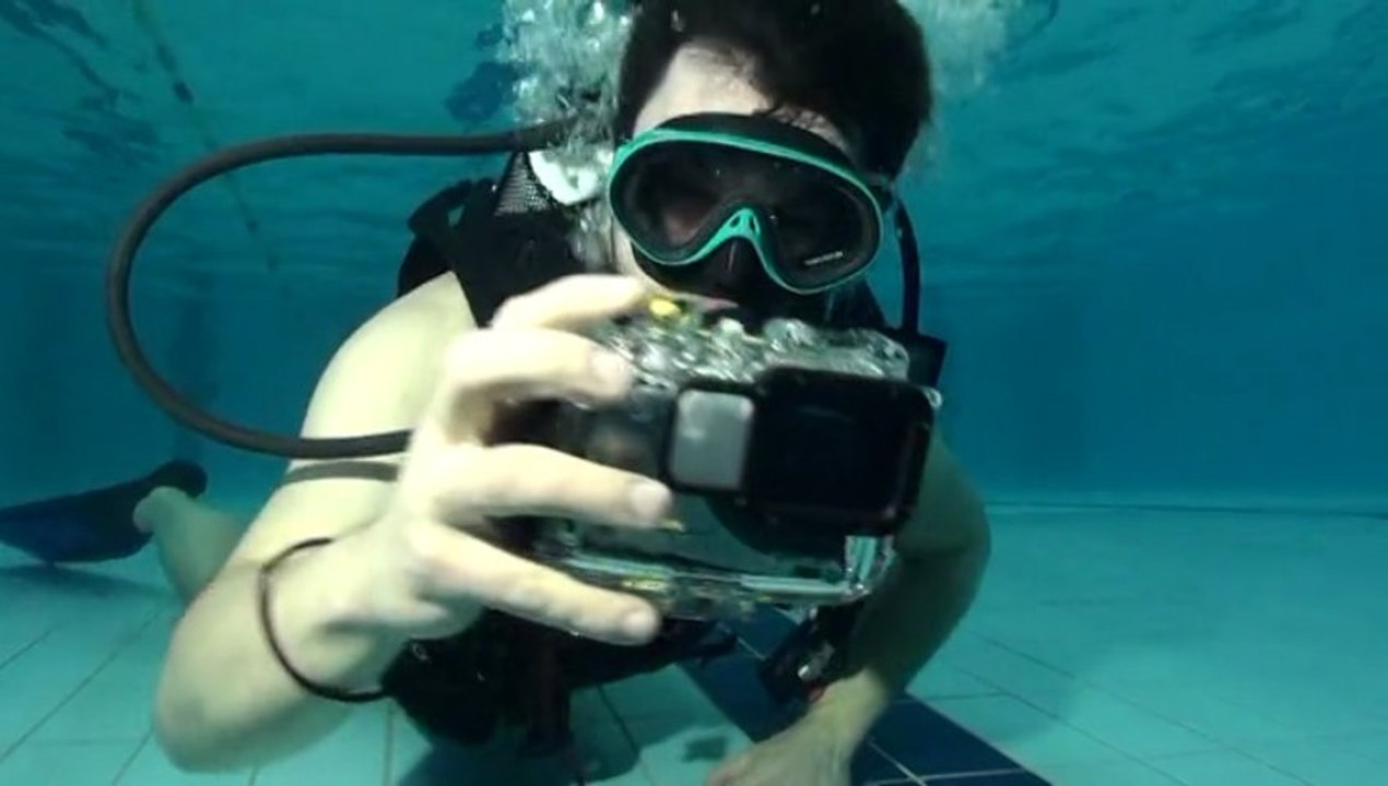 Un photographe d'eau douce