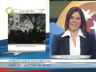 Venezolanos votan en Portugal