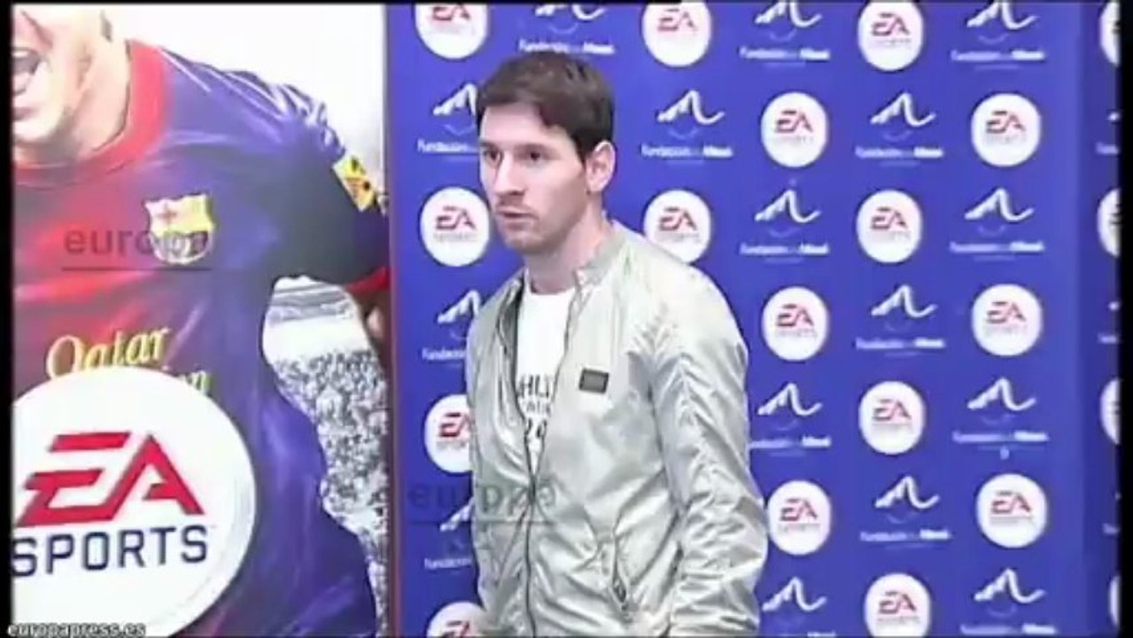 Messi presenta a Thiago en las redes sociales