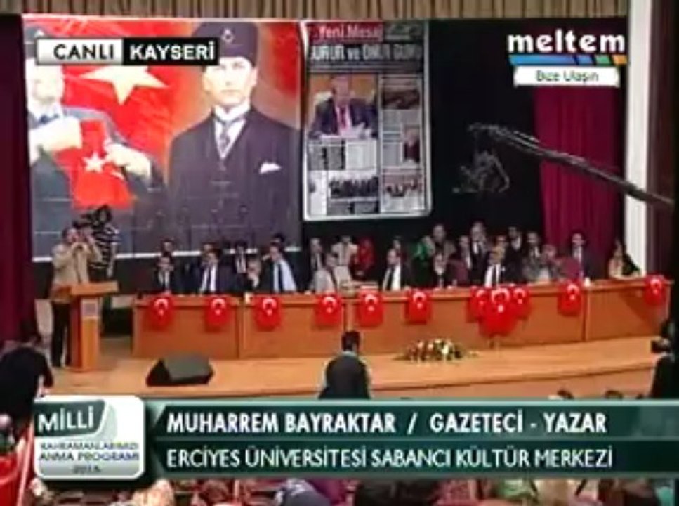 Meltem Tv Gz. Muahrrem Bayraktar Kayseri Konferansı 13,04,2013
