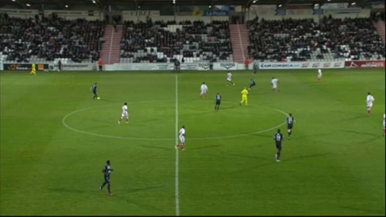 But Paul ALO'O EFOULOU (5ème) - AC Ajaccio - AS Nancy-Lorraine (1-1) - saison 2012/2013