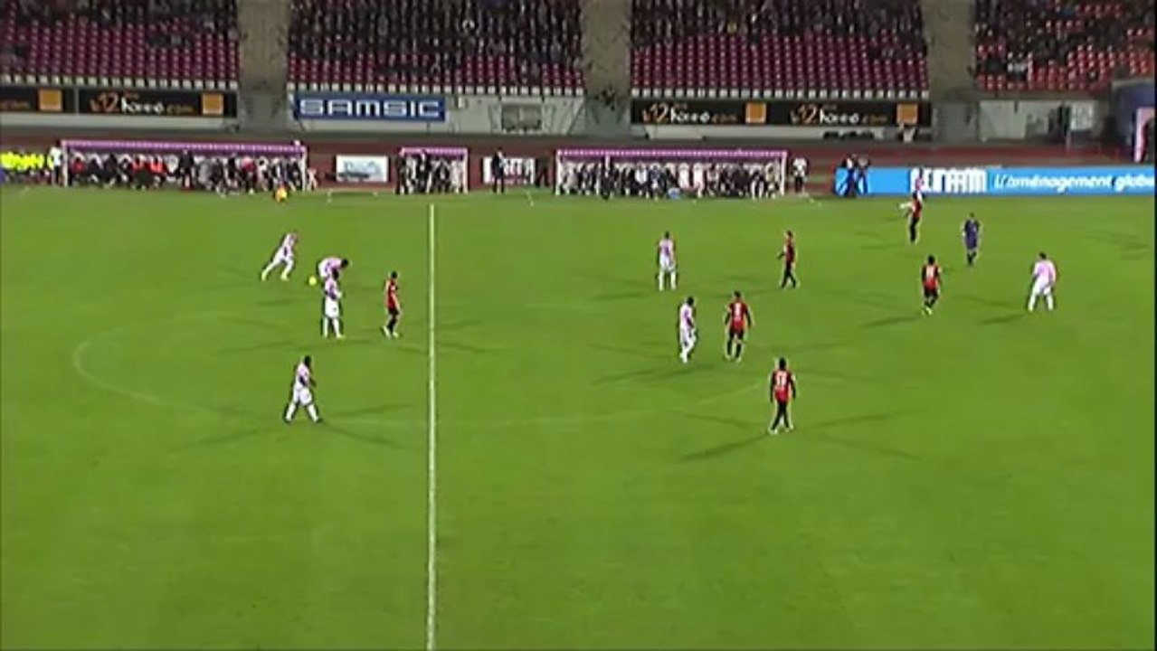 But Yannick SAGBO (83ème) - Evian TG FC - Stade Rennais FC (4-2) - saison 2012/2013