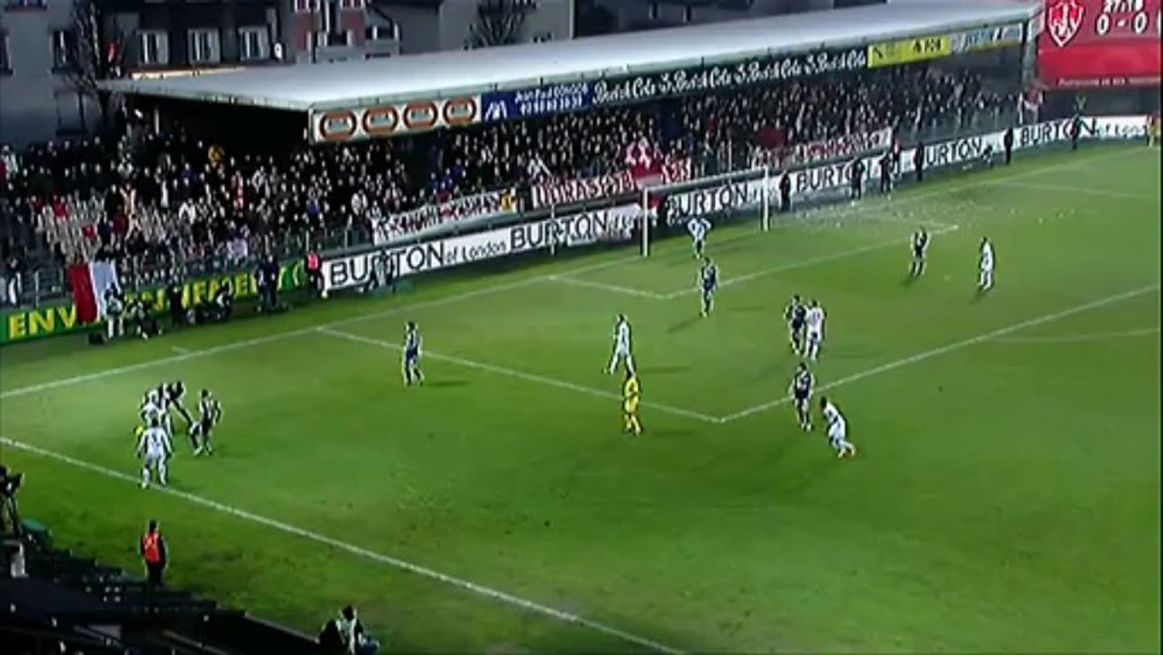 But Nicolas FAUVERGUE (28ème) - Stade Brestois 29 - Stade de Reims (0-2) - saison 2012/2013