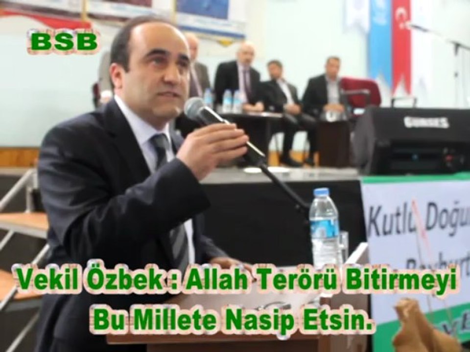 Vekil Özbek:Allah terörü bitirmeyi bu millete nasip etsin
