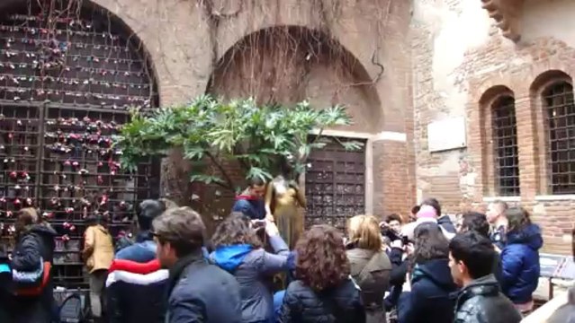 Romeo and Juliet House in Verona Italy - Casa di Giulietta - Romeo und Julia