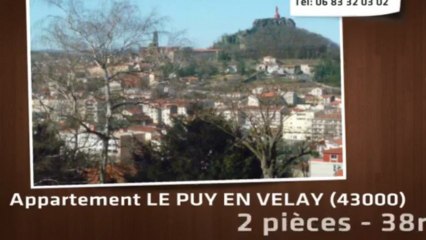 A vendre appartement - LE PUY EN VELAY (43000) - 38m² - 55 000€