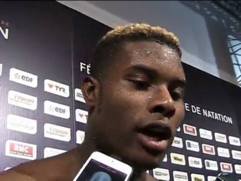 Championnats de France de natation. Mehdy Metella 2e du 100 m papillon
