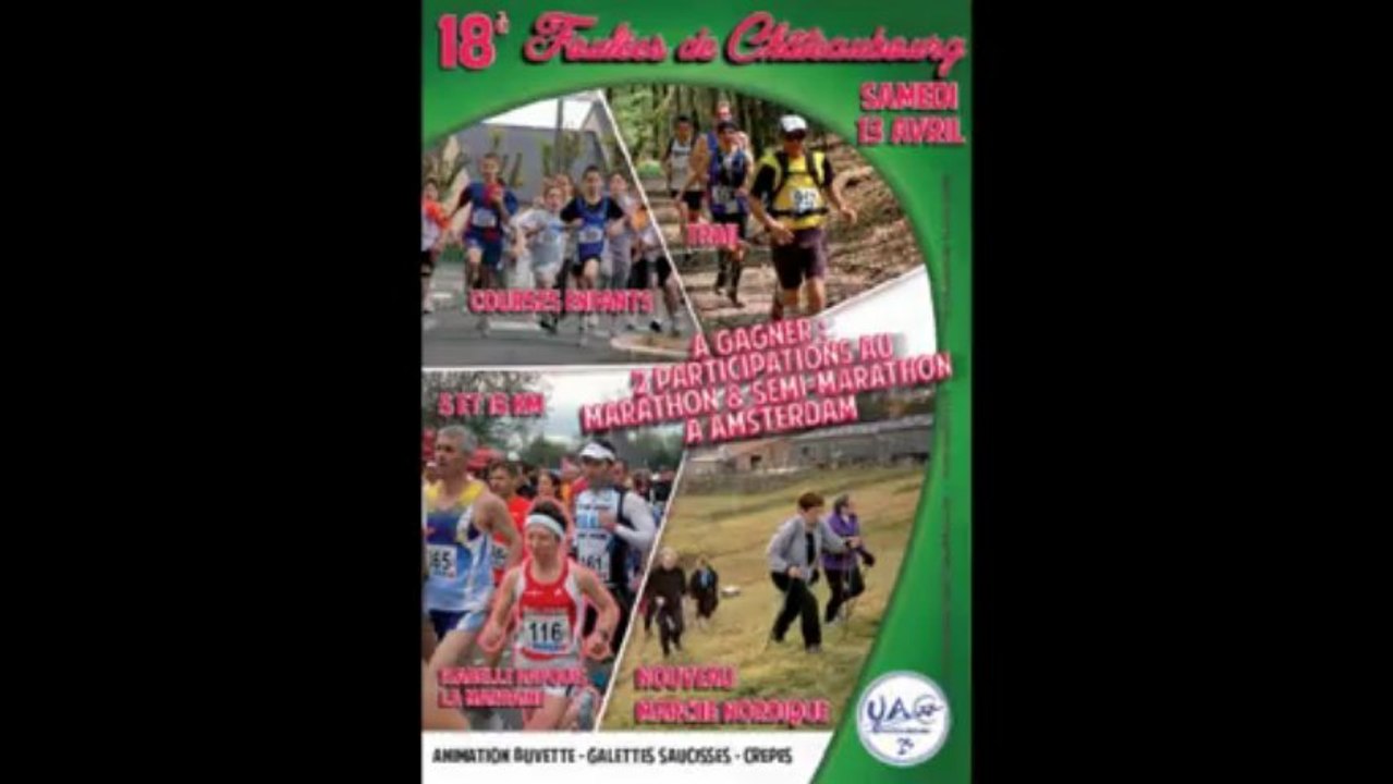 foulées castelbourgoises 2013 à Châteaubourg  avec mario et son petit vélo Course Super U (15 km).....