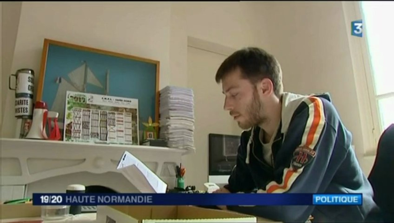 Interview de Baptiste Bauza (PCF) sur France 3 Haute-Normandie suite à l'annonce de la tenue de primaires au Havre