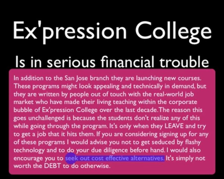 Expression College Reviews