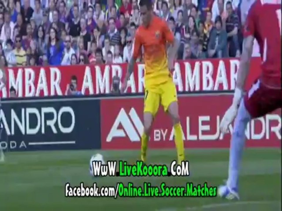اهداف برشلونة وريال سرقسطة - الدورى الاسبانى