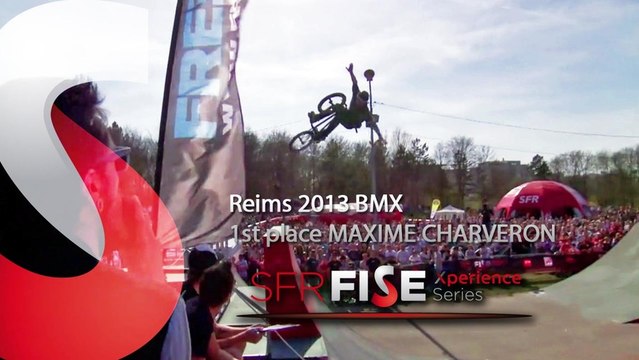1st Final BMX - Maxime Charveron - SFR FISE Xperience Reims 2013