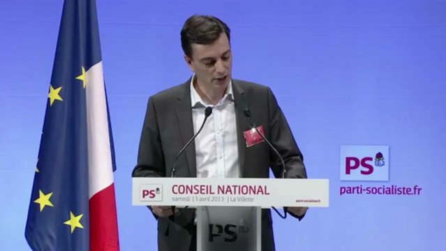 Discours de Alain Fontanel au conseil national du PS