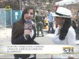 Caridad Canelón: “Salgan a votar, aquí estamos,