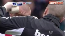 [www.sportepoch.com]36 ' Highlights - Stoke City tough guy playing hurt for the wrong jersey