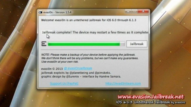 Full iOS 6.1.3 Jailbreak for iPhone 5, 4S & 3GS, iPod touch 3G & 4G and iPad